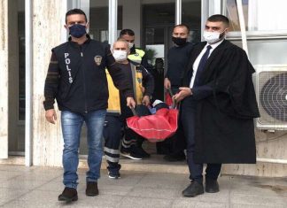 Alkollü sürücü mahkemede bayıldı