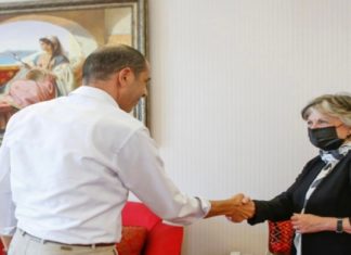 Özersay, Elisa Ferreira ile bir araya geldi