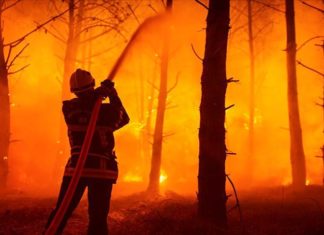 Fransa'da Gironde'daki yangınlar, 10'uncu gününde hala kontrol altına alınamadı