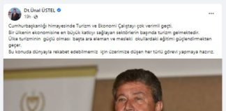 Başbakan Üstel: Turizm ve Ekonomi Çalıştayı çok verimli geçti