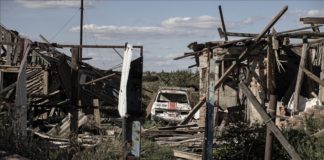Ukrayna'nın Rus güçlerinden geri aldığı Grakove köyü görüntülendi