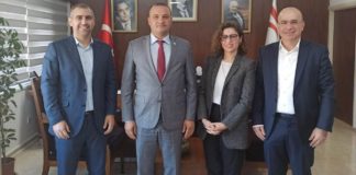 Maliye Bakanı Alişan Şan, Kuzey Kıbrıs Gayrimenkul Değerleme Uzmanları Birliği heyetini kabul etti. Kabulde konuşan Şan, "Özel sektörün finansmana erişimi kolay olmalıdır." dedi.