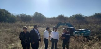 Dağyolu bölgesinde 500 dönümün üzerinde tarlanın sulanmasında kullanılan Dağyolu Göleti, ıslah ediliyor.