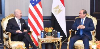 Biden ve Sisi, Filistin'de sükunetin korunmasının önemini görüştü