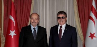 Başbakan Ünal Üstel, Vedat Bilgin’i kabul etti