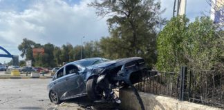 Fuar kavşağında trafik kazası