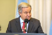 Birleşmiş Milletler (BM) Genel Sekreteri Antonio Guterres