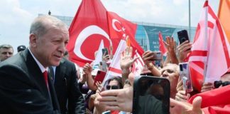 Türkiye Cumhurbaşkanı Erdoğan KKTC'ye geldi