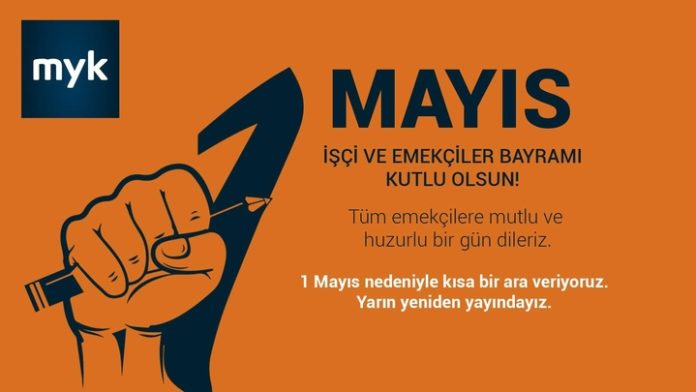 1 Mayıs Kutlu Olsun