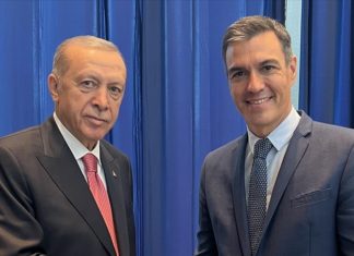 İspanya Başbakanı Sanchez, Cumhurbaşkanı Erdoğan