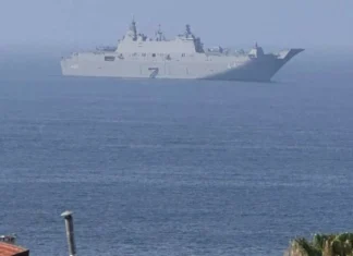 TCG Anadolu Kıbrıs açıklarında