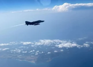 Türk Hava Kuvvetleri'nden Kıbrıs adası