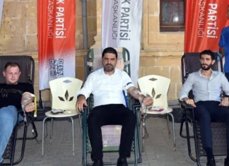 UBP Lefkoşa İlçesi Gençlik Kolları “Kan Verelim, Hayat Verelim