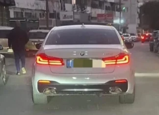 Girne'de tehlikeli sürüşe 8 bin 87 TL ceza