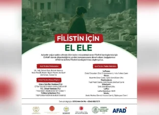 "Filistin için El Ele" kampanyası Evkaf personellerinin desteğiyle güçleniyor