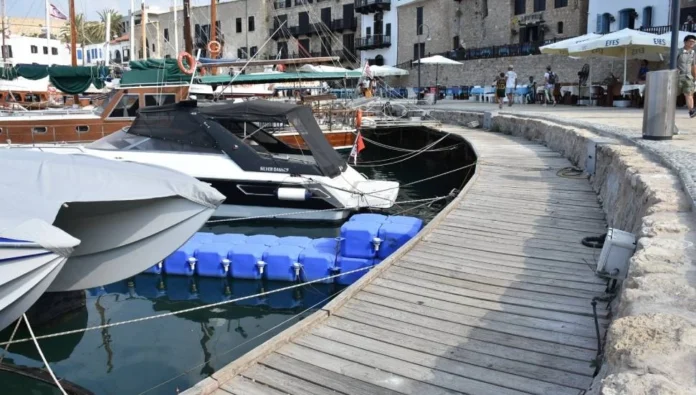 Girne Antik Liman'daki ahşap rıhtım yenileme projesi için sözleşme imzalandı