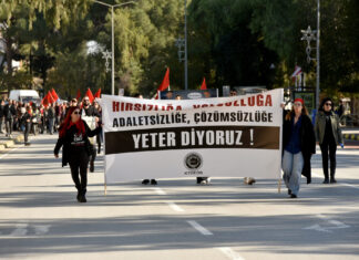 KTOEÖS Meclis önündeydi…Selma Eylem: Çözüm önerilerimizi Meclis’e sunacağız