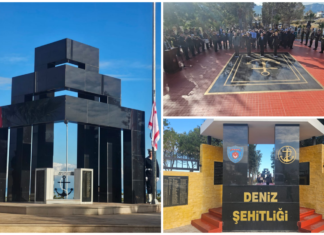 Girne Deniz Şehitliği’nde 21-25 Aralık Milli Mücadele ve Şehitler Haftası dolayısıyla anma etkinliği düzenlendi