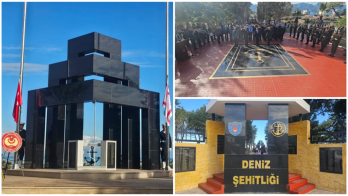 Girne Deniz Şehitliği’nde 21-25 Aralık Milli Mücadele ve Şehitler Haftası dolayısıyla anma etkinliği düzenlendi