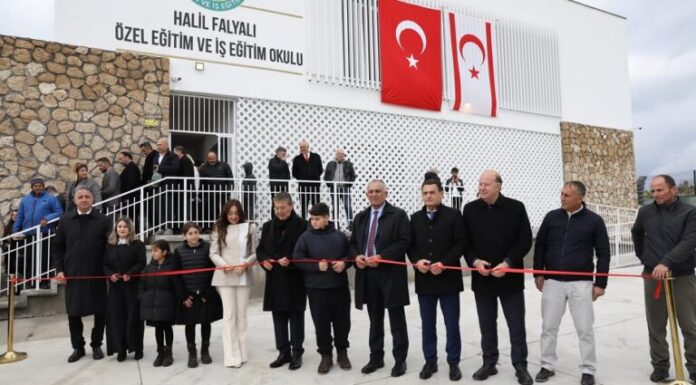 Halil Falyalı Özel Eğitim ve İş Eğitim Okulu Ziyamet’te açıldı..Baṣbakan Üstel: “2026-2027 yılına kadar tüm okulları yenileyeceğiz”