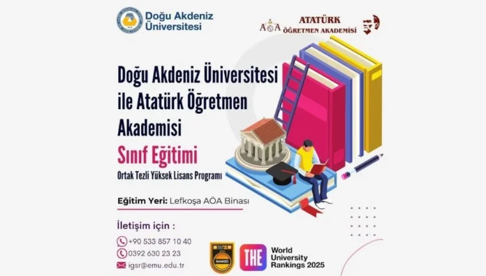 DAÜ ve AÖA’dan eğitimde bir ilk: Sınıf eğitimi tezli yüksek lisans programı başlıyor