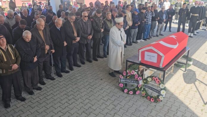 Barış Harekatı Gazisi Selahhatin Çelik askeri törenle uğurlandı